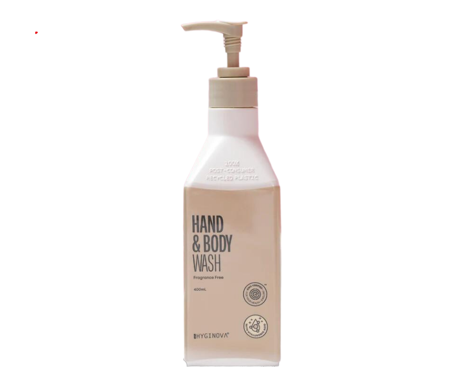 Hyginova Hand & Body Wash, Fragrance-free 400ml