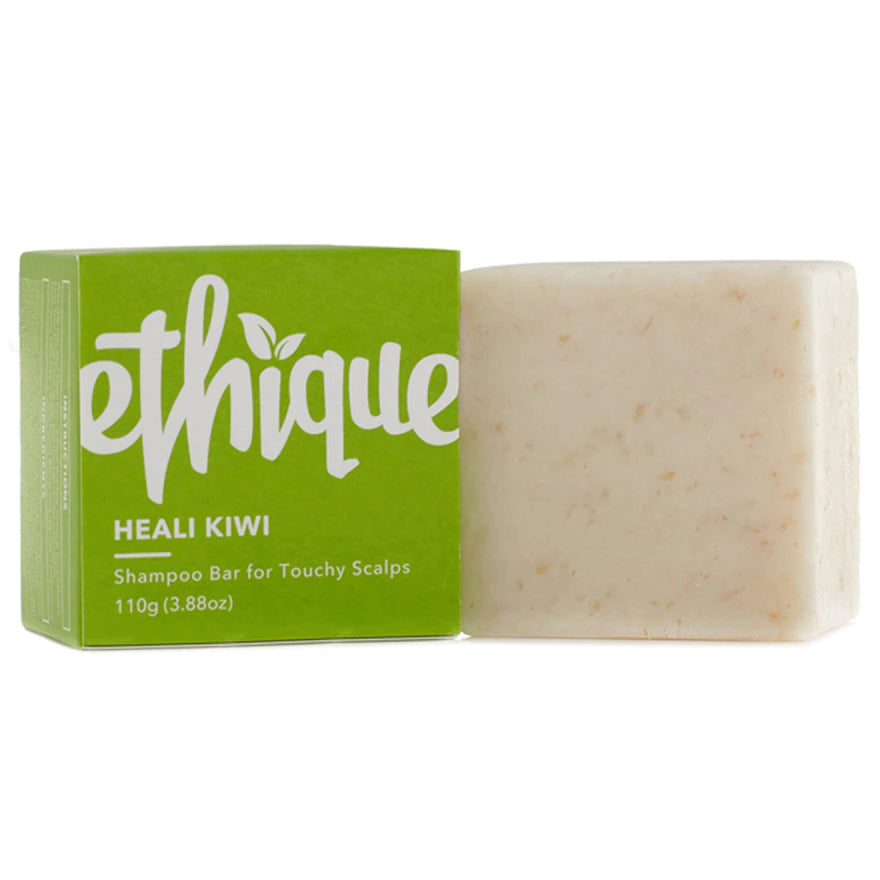 Ethique Shampoo Bar - Heali Kiwi (Solid shampoo for touchy scalps) (110g)