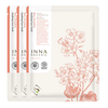 Inna Organic Rose Geranium Skin Soothing Facial Mask - 1 pc/ 3 pcs package/ 5 pcs package